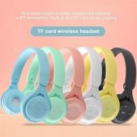 ราคา New Macaron Bluetooth Earphones, Earmuffs, Wireless Sports Earphones, Bluetooth Earphones Stereo, Memory Call Phone (19791187974)