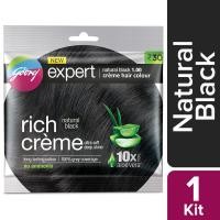ราคา Godrej Expert Natural black ยาย้อมผมอินเดีย . (11950542852)