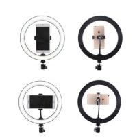 ราคา [ส่งฟรี]ไฟไลฟ์สด live สด 10นิ้ว ปรับแสงได้ ไฟแต่งหน้า ไฟ วงกลม เซลฟี่ อัดวิดีโอ (2399256786)