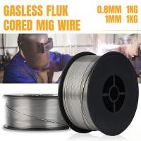 ราคา MIG ลวดเชื่อม Flux CORE​ 1KG ลวดเชื่อมฟลักคอร์ ลวดเชื่อมไม่ใช้แก๊ส 0.8mm/1mm ลวดเชื่อม (28534576796)