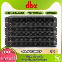 ราคา DBX EQ 231 Equalizer อีควอไลเซอร์ Sound Best รุ่น มืออาชีพอีควอไลเซอร์จูนเวที KTVเสียงก้อ คู่31แถบความถี่ (21873753684)
