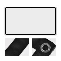 ราคา ม่านโปรเจคเตอร์แบบพกพาหน้าจอโปรเจคเตอร์สำหรับโฮมแคมป์ (49151006270)