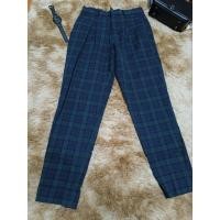 ราคา พร้อมส่ง กางเกงขายาว ลายสก๊อต size m มือสอง (28055557904)