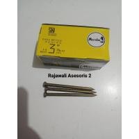 ราคา ตะปูคอนกรีต 3 นิ้ว / ตะปูคอนกรีตสีเหลือง 7 ซม. กล่องละ MARABU (41824517918)