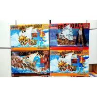 ราคา ส่งจากไทย โมเดลเรือวันพีช Thousand Sunny,Going Merry,Red Force ( one piece) (18352194150)