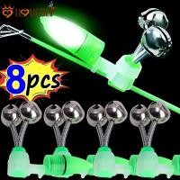 ราคา [HGB] 2/4/8 ชิ้นสัญญาณเตือนปลายคันเบ็ดกลางคืน | กระดิ่งคลิปออนกันน้ําพร้อมไฟสีเขียวคงที่แบตเตอรี่ ล41 ติดตั้งล่วงหน้าเหมาะสําหรับน้ําเค็ม/น้ําจืด (40250015520)