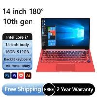 ราคา 2025 แล็ปท็อปสํานักงานใหม่ 14 นิ้ว FHD Intel Core i7 10th gen แล็ปท็อป 16GB RAM 512GB SSD Windows 11 แล็ปท็อป (41068516538)