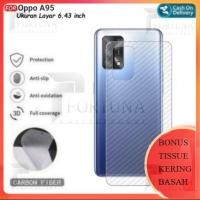ราคา [ FORTUNA ] Garskin / Oppo A95 4G Carbon Skin / Oppo A95 5G (26825144024)