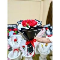 ราคา ช่อดอกไม้ ช่อดอกไม้วันวาเลนไทน์ ช่อดอกกุหลาบ7ดอก ช่อดอกไม้ประดิษฐ์ (29472989844)