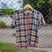 ราคา เสื้อเชิ้ต Beams Japan Multicolor Plaid Native American Embroidered Casual Shirt (21349849434)