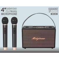 ราคา MN-202 ลำโพงบลูทูธ ดอก 4นิ้ว ลำโพงแบบพกพา เบสหนักเสียงดี ลำโพงคอมพิวเตอร์ แถมฟรีไมค์ลอย 2 ตัว (20573490929)