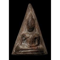 ราคา พระนางพญาเศียรโต หลวงพ่อกวย วัดโฆสิตาราม (วัดบ้านแค) จ.ชัยนาท ปี 2515 เนื้อดิน หลังเรียบ (19486430261)