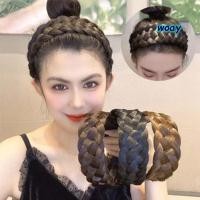 ราคา WOAY ผมปีกกว้าง Hoop Fishbone Braid กว้าง Braid Twist วิกผม Hairband (28342995751)