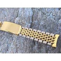 ราคา สายนาฬิกา เม็ดรวงข้าว 2 กษัตริย์ 18.5mm สำหรับ vintage omega constellation หอดูดาว ทรงจานบิน 168.027 (22417188147)