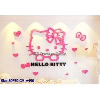 ราคา อะคริลิคติดผนังลายคิตตี้ (1390894295)