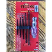 ราคา TIGON ชุดไขควงลองไฟ 6ตัวชุด รุ่น 007 ด้ามสลับยาว9/12/14/17/19cm (15780589125)