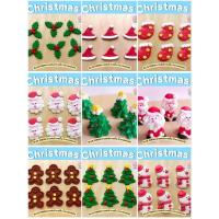 ราคา น้ำตาลแต่งขนม วันคริสมาส วันปีใหม่ คัพเค้ก คริสมาส ซานต้าครอส ต้นสน แต่งหน้าเค้กคริสมาส santa Christmas cake cupcake (26321637253)