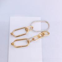 ราคา ต่างหูคริสตัลสวารอฟสกี้ ออกแบบเรียบหรูสำหรับ 여성 รหัส 084 (43720280607)