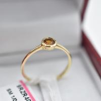 ราคา Princely แหวนทองเคแท้ 9K แหวนพลลอยซิทริน (1225300305)