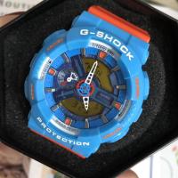 ราคา 2026 g*/@shock GA-110NC-2A Blue Orange Sports Watch Unisex นาฬิกาสปอร์ตกันน้ํา (48850145090)