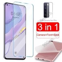 ราคา ฟิล์มกระจกนิรภัย ป้องกันหน้าจอ เลนส์กล้อง และด้านหลังโทรศัพท์ แบบ 3-in-1 สำหรับ Huawei Nova 7 5G SE 7i 5T 5Z 5 Pro 4e 4 3i 3 Huawei Nova7se (3774054055)