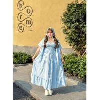 ราคา Big size ส่งไว ชุดเซ็ต3ชิ้น เกาะอก+เสื้อคลุม+กระโปรงโบฮีเมียนแฟชั่นสาวอวบอ้วน อก40-46 (27102322377)