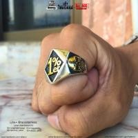 ราคา แหวน1%ทองเงิน เนื้อสแตนเลสแท้ ลายHD (2003696707)