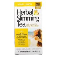 ราคา 21st Century - Herbal Slimming Tea รสน้ำผึ้งเลมอน ปราศจากคาเฟอีน 24 ถุงชา (48 ก.) (27058704912)