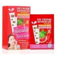 ราคา ดีดี ครีม แตงโม DD Cream Watermelon SPF 50 PA+++ยกกล่อง 6ซอง (3112108728)