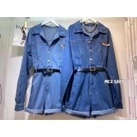 ราคา Me2#จั๊มสูทยีนส์#จั๊มสูทขาสั้น#จั๊มสูท (16587807999)