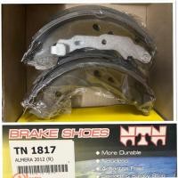 ราคา ผ้าเบรคหลัง / ดรัมเบรกหลัง / ก้ามเบรคหลัง Nissan ALMERA 1.2 ปี 2012 - ปัจจุบัน NTN (6957175738)