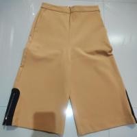ราคา กางเกง ผ้า Jaspal size XXS แต่งซิปที่ปลายขา ซิปหลัง มีกระเป๋าสองข้าง สีส้มอมน้ำตาล (17024455506)