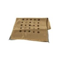 ราคา LOUIS VUITTON Scarf Monogram Silk Brown Direct from Japan Secondhand (29255671493)