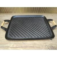 ราคา กระทะปิ้งย่าง เหล็กหล่อ 29*23 ซม มือสอง (21864203740)