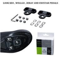 ราคา RRS KEO GRIP Road Bike LOOK Pedal Cleats EXUSTAR LOOK WELLGO ZERAY (16297554187)