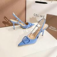 ราคา Valentino 2024รองเท้าส้นสูงส้นเข็มหัวแหลมสไตล์ฝรั่งเศสสำหรับผู้หญิงฤดูใบไม้ผลิใหม่สไตล์ร้อนอารมณ์ระ (29059042212)