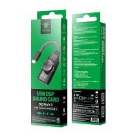 ราคา Usb Sounds Card Virtual 7.1 Channel Card Adapter USB ภายนอก3.5มม.ชุดหูฟังสเตอริโอสำหรับ PC Notebook Desktop (29420181045)
