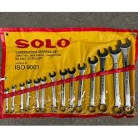 ราคา SOLO ชุดประแจแหวนข้างปากตาย เบอร์ 8-24 14ตัว/ชิ้น ประแจ ชุดประแจ ประแจแหวนข้าง (11670256119)