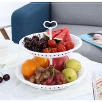 ราคา ชั้นวางผลไม้ ชั้นวางขนม 2 ชั้น (2663900468)