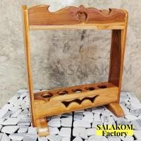 ราคา SLK ที่ใส่ไม้กวาด ที่เสียบไม้กวาด 5 ช่อง ไม้สัก 7*35*38 ซม. (ก*ย*ส) ที่เก็บร่ม สีเคลือบใส จัดส่งฟรี (22720965532)