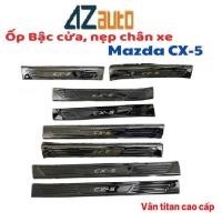 ราคา ครอบกาบบันไดประตูและกาบบันไดเท้า สําหรับ มาสด้า ซีเอ็กซ์5 2018-2025 ลาย ไทเทเนียม (43365111397)
