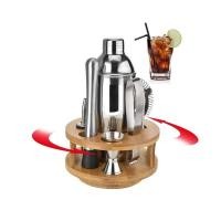 ราคา ชุดไม้ไผ่บาร์เทนเดอร์หมุนขาตั้งไม้ไผ่ฐานบาร์เทนเดอร์750เครื่องมือบาร์เทนเดอร์ค็อกเทลฐานกลมมล QSVJ (42773705089)