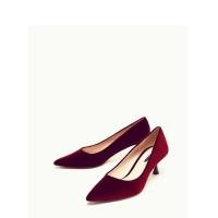 ราคา Zara กำมะหยี่สีแดง ไซส์38 ใหม่ (912338162)