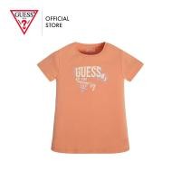 ราคา GUESS เสื้อยืดโลโก้ด้านหน้าเด็กผู้หญิง (J3RI06K6YW1) (42965312116)