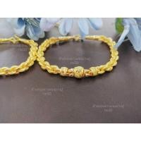 ราคา สร้อยข้อมือทองคำแท้96.5% นน.2สลึง มีใบรับประกัน (26212421895)