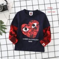 ราคา เสื้อยืดเด็กชายแขนยาว CDG X BAPE!! คุณภาพระดับพรีเมียม!! (27515228972)