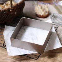 ราคา เค้กริง เค้กริงเหลี่ยม เค้กริงสี่เหลี่ยมจัตุรัส เคลือบสีทอง มี 3 ขนาด (5216922321)