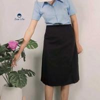 ราคา พร้อมส่ง กระโปรงสั้นนักเรียน กระโปรงนักศึกษาทรงเอ กระโปรงทรงเอผ่าหลัง ความยาว (25118435259)