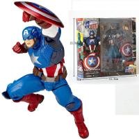 ราคา ฟิกเกอร์ Kaiyodo Revoltech Amazing Yamaguchi Captain America ของเล่นสําหรับเด็ก (18151963055)