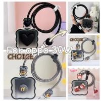 ราคา เคสโทรศัพท์มือถือ ลายการ์ตูนคลื่น สีดํา สําหรับ oppo 30W oppo A94 A53 Android Type C (20086662429)